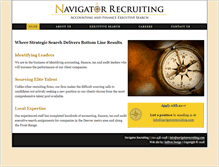 Tablet Screenshot of navigatorrecruiting.com